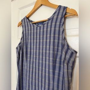 Vintage Lavender Gingham 90’s Summer Dress